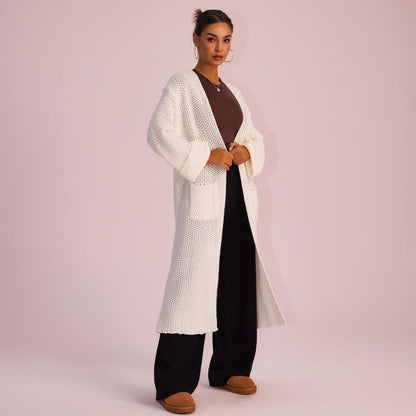 AWESOME Women's Knitted Long Sleeve Hoodie Cardigan - Trendify - 