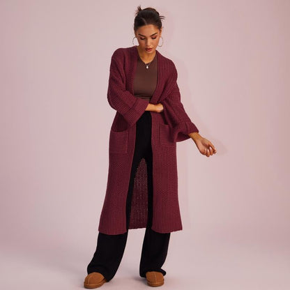 AWESOME Women's Knitted Long Sleeve Hoodie Cardigan - Trendify - 