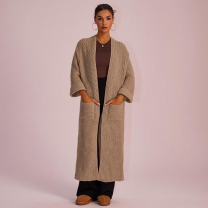 AWESOME Women's Knitted Long Sleeve Hoodie Cardigan - Trendify - 