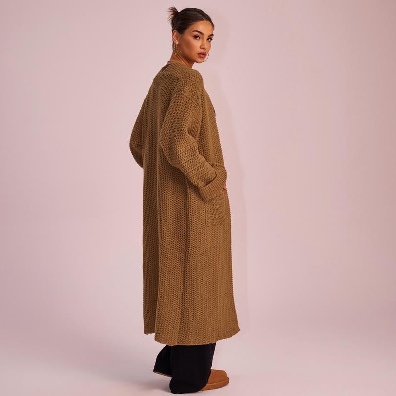 AWESOME Women's Knitted Long Sleeve Hoodie Cardigan - Trendify - 