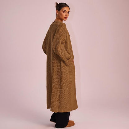 AWESOME Women's Knitted Long Sleeve Hoodie Cardigan - Trendify - 