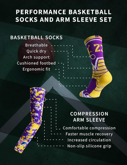 Basketball Greatest Socks 