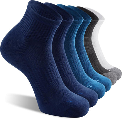 BIG 6 Pack Men'S Athletic Ankle Socks - Trendify - 