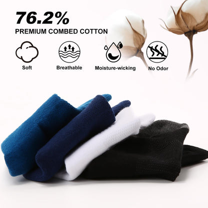 BIG 6 Pack Men'S Athletic Ankle Socks - Trendify - 