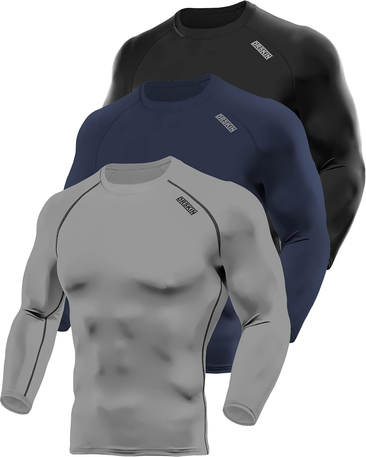 Men'S Compression Shirts Top Long Sleeve - ULTIMATE PACK - Trendify - 