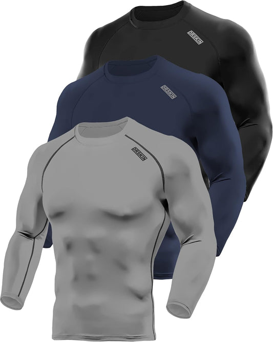 Men'S Compression Shirts Top Long Sleeve - ULTIMATE PACK - Trendify - 