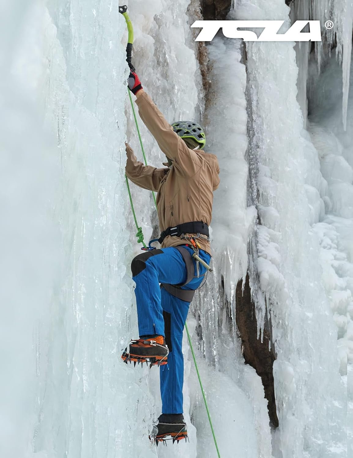 Men'S Snow Ski Snowboard Waterproof Softshell Cargo Pants, Hiking Fleece Lined Bottoms, Outdoor Work Pants - Trendify - 