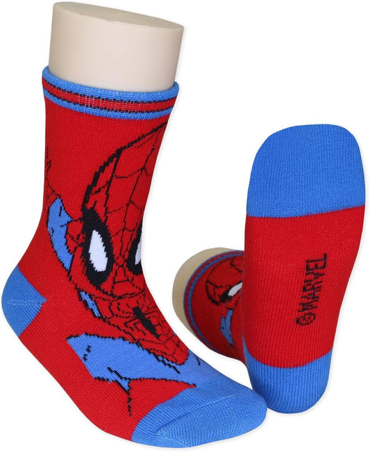 Super Hero Spider - Man 6 Pack Crew Socks / Children - Trendify - 