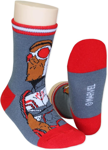 Super Hero Spider - Man 6 Pack Crew Socks / Children - Trendify - 